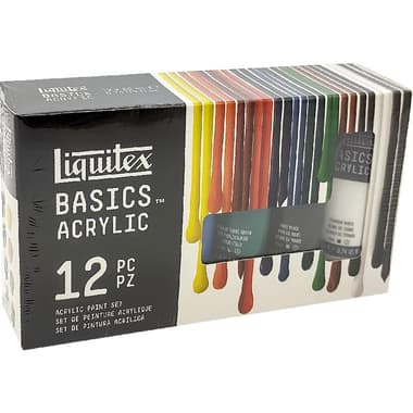 Liquitex Basics Color Acrylic Color Set
12 Colors