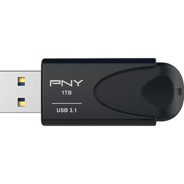 PNY TECHNOLOGIES Attache 4 USB 3.1 Flash Drive
1 TB, Black