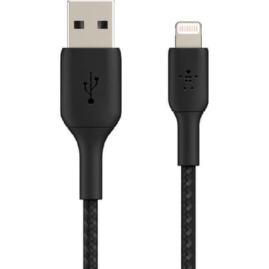 Belkin BoostCharge Lightning to USB 2.0 Sync & Charge Cable
.15 m ( .49 ft ), Black