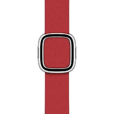 Apple Modern Buckle Wrist Strap
for Apple Watch Series 6 40/Watch Series 5 40/Watch SE 40, Granada Leather, Medium Band Size, Scarlet