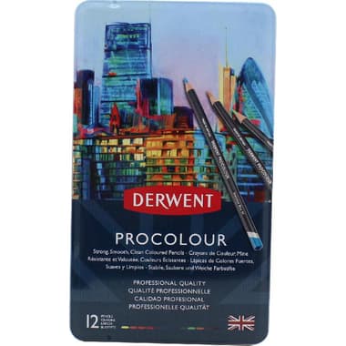 Derwent Procolour Color Pencil Set
Assorted Color, 12 Colors