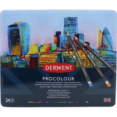 Derwent Procolour Color Pencil Set
Assorted Color, 24 Colors