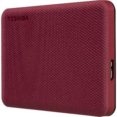 Toshiba Canvio Advance Portable Hard Disk Drive
2 TB, Red