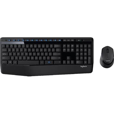 Logitech MK345 Wireless Combo Desktop (Keyboard and Mouse)
Wireless (2.4 GHz RF), for Laptop/Desktop Computer/Gaming Desktop Computer/CPU Windows 10 or Later, Black