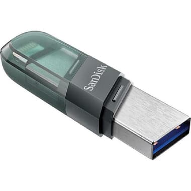SanDisk iXpand Flip OTG Drive (Lightning/USB)
64 GB, Black