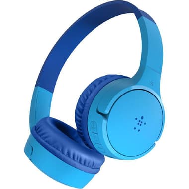 Belkin SoundForm Mini Kids On-Ear Headphones
Bluetooth/Wired (Optional), USB (Charging), Built-in Microphone, Blue