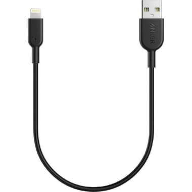 Anker PowerLine II Lightning to USB Sync & Charge Cable
3.00 ft ( 91.44 cm ), Black