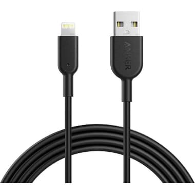 Anker PowerLine II Lightning to USB Sync & Charge Cable
6.00 ft ( 1.83 m ), Black