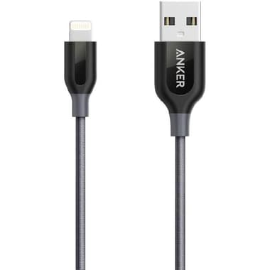 Anker PowerLine+ II Lightning to USB Sync & Charge Cable
6.00 ft ( 1.83 m ), Black