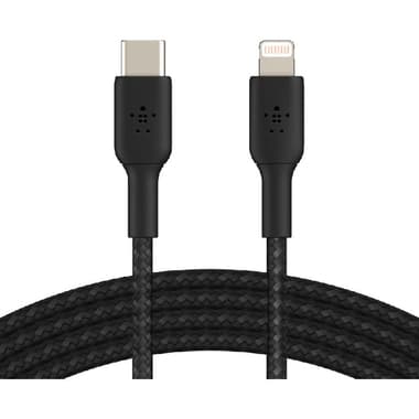 Belkin BoostCharge USB-C to Lightning Sync & Charge Cable
2.00 m ( 6.56 ft ), Black