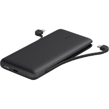 Belkin BoostCharge Plus 10K USB-C Power Bank with Integrated Cables
Fast Battery Charging, 10000 mAh, Single USB-C (I/O Charging), Black