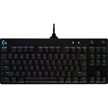 لوجيتيك جي برو ميكانيكي RGB ليفتسينك لوحة مفاتيح للالعاب
سلكي, ماك/متوافق مع أجهزة ويندوز, اسود