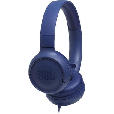 JBL Tune 500 On-Ear Headphones
Wired, 3.5 mm Connector, In-line Microphone, Blue