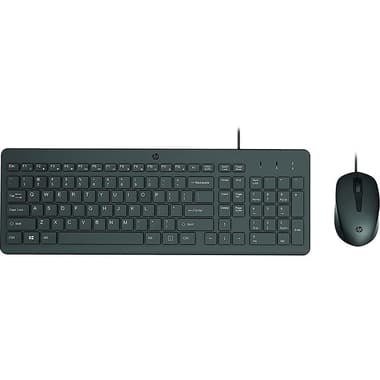 HP 150 Desktop (Keyboard and Mouse)
Wired, for Laptop/Desktop Computer/Gaming Desktop Computer/CPU Windows OS, Black