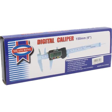 Vernier Caliper
Digital, 0 - 150 mm, Stainless Steel