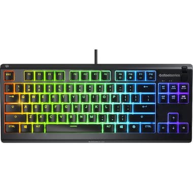 ستيل سيريس ابيكس 3 TKL RGB لوحة مفاتيح للالعاب
سلكي, (متوافق مع الكمبيوتر المحمول والمكتبي وكمبيوتر الالعاب المكتبي (ويندوز, اسود