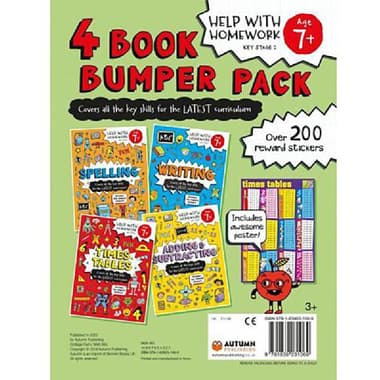 4 Book Bumper Pack
Age 7+ (Help with Homework) - Covers All The Key Skills for The Latest Curriculum