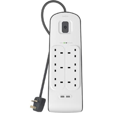 Belkin BSV604 Surge Protector + USB Charger
6 Outlet;2 USB Port, 2.00 m ( 6.56 ft )