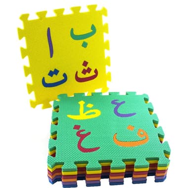 حروف
أرضية, حصيرة أحجية, 28 قطعة, عربي, 3 سنوات فما فوق