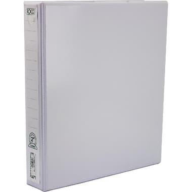 Roco 3 "O" Ring Presentation Binder
2.00 in ( 5.08 cm ), A4, Plastic/Pressboard, White