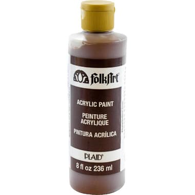 Plaid FolkArt Acrylic Paint
Coffee Brown, 8.00 oz ( 227.30 ml ),