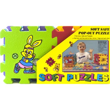Pop-out Animals
Floor Puzzle Mat, 6 Pieces, English, 3 Years and Above