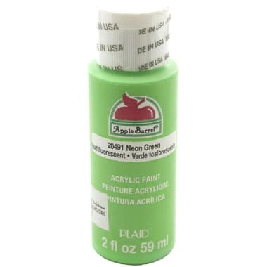 Plaid Apple Barrel Acrylic Paint
Neon Green, 2.00 oz ( 56.83 ml ),