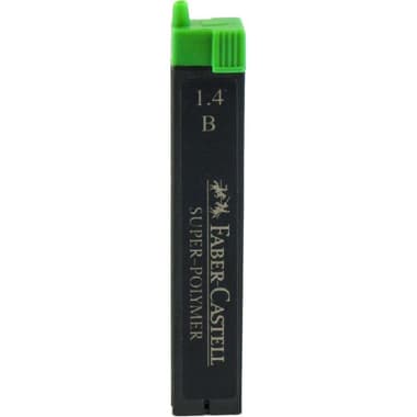 Faber-Castell TK 9071 Lead Refill
Black, 1.4 mm, B, 6 Leads/Tube