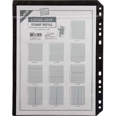 Stamp Album Refill
7-line, 5 Sheets, Clear