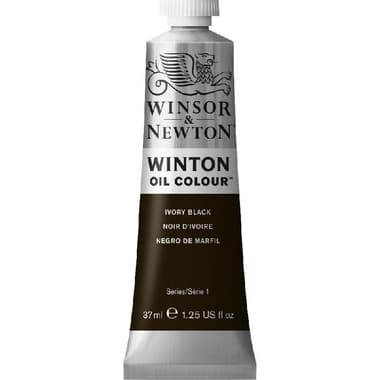 Winsor & Newton Winton Color Code # 24 Oil Color
Ivory Black, 37.00 ml ( 1.30 oz )
