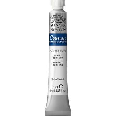 Winsor & Newton Cotman Watercolor
Chinese White, 8.00 ml ( .28 oz )