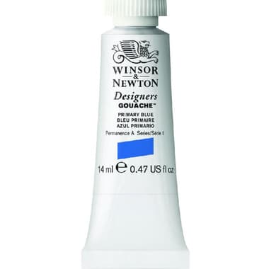 Winsor & Newton Designers Gouache Color
Primary Blue, 14.00 ml ( .49 oz )