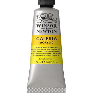 Winsor & Newton Galeria Acrylic Color
Cadmium Yellow - Pale, 60.00 ml ( 2.11 oz )