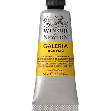 Winsor & Newton Galeria Acrylic Color
Cadmium Yellow - Deep, 60.00 ml ( 2.11 oz )