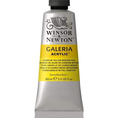 Winsor & Newton Galeria Acrylic Color
Cadmium Yellow, 60.00 ml ( 2.11 oz )