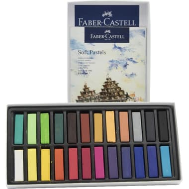 Faber-Castell Creative Studio Creative Studio Mini Soft Pastel
Assorted Color, 24 Pastel