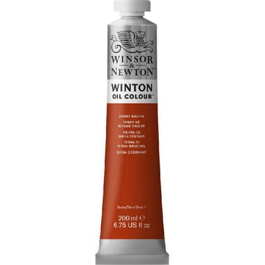 Winsor & Newton Winton Color Code # 2 Oil Color
Burnt Sienna, 200.00 ml ( 7.04 oz )