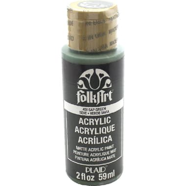 Plaid FolkArt Acrylic Paint Artist's Pigment
Sap Green, 2.00 oz ( 56.83 ml ),