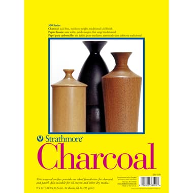 Strathmore Charcoal Pad
95 gsm, White, 23 X 30.5 cm, 32 Sheets