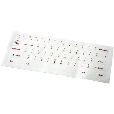 Keyboard Stickers
for Light Color Keyboard, Red