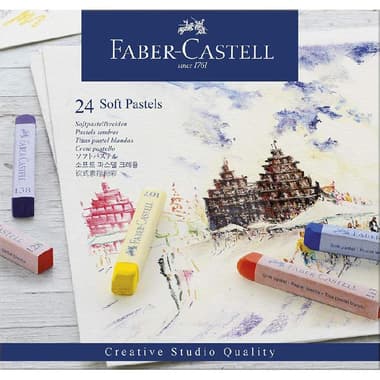 Faber-Castell Creative Studio Creative Studio Soft Pastel
Assorted Color, 24 Pastel
