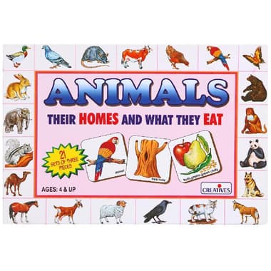 Creatives Animals: Their Homes & What They Eat Educational Activity Set
English, 4 Years and Above