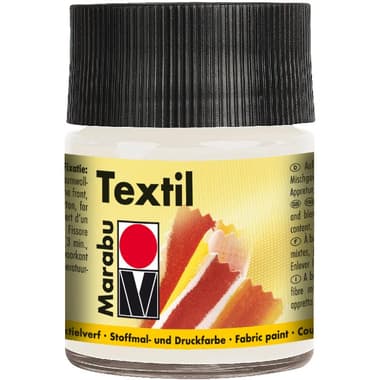 Marabu TEXTIL Water-based Textile Fabric Painting
White, 50.00 ml ( 1.76 oz )
