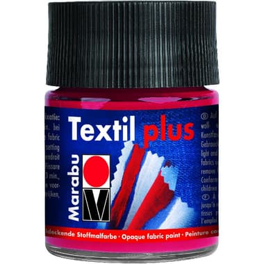 Marabu TEXTIL Plus Water-based Opaque Textile Fabric Painting
Carmine Red, 50.00 ml ( 1.76 oz )