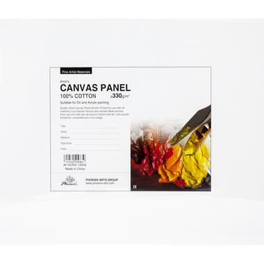 Phoenix Artist's Canvas Panel Board
Rectangle, Rough Finish, 12 X 16 in
