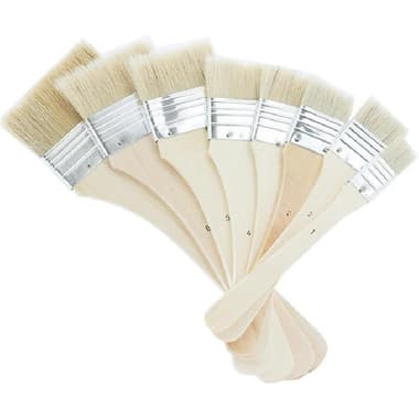Phoenix Long Handle Artist Brush
Bleached Bristle, Wide Flat, Multipurpose, 8 Pieces