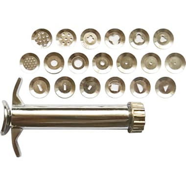 Clay Gun with Discs Clay Tool
Silver