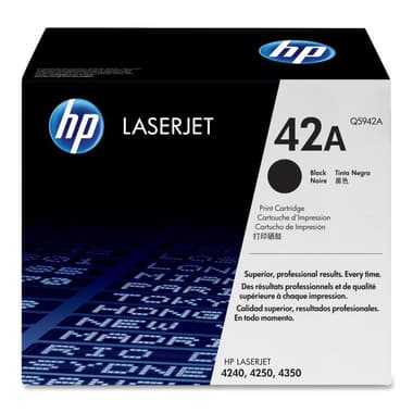 HP 42A Laser Toner
Black