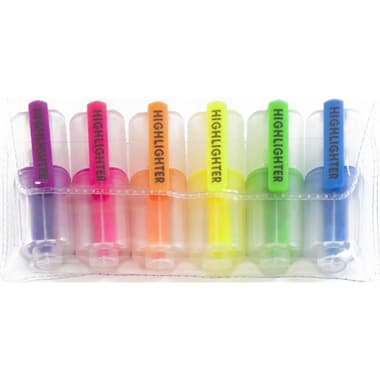 Highlighter
B Chisel Tip, Assorted Color