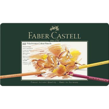 Faber-Castell Polychromos Color Pencil
Assorted Color, 60 Pencils